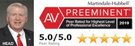 Martindale-Hubbell Preeminent for over 20 years in a row