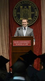 Jason spoke at Elon Law School's Graduation.