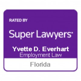 Yvette Everhart Florida Super Lawyers in Employment Law by Thomson Reuters