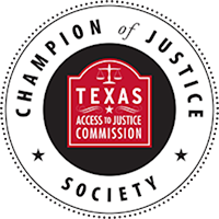 State Bar of Texas Champion of Justice Society
